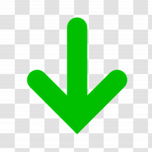 Green Arrow - Green Downward Arrow Logo Transparent PNG