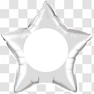 Mylar Balloon Birthday And Party Service - Silver Star Transparent PNG