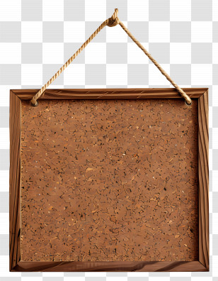 Cork Board - Corkboard With Wooden Frame For Notices Transparent PNG