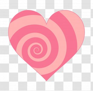 Swirl-shaped Heart Clipart. - Tree Transparent PNG