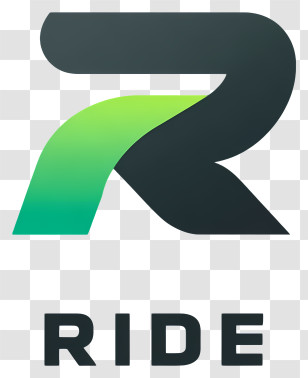 Ride Logo - Ride Green R Logo Transparent PNG