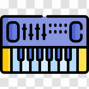 Music Keyboard - Electronic Keyboard Transparent PNG