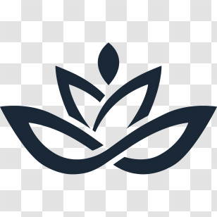 Silhouette - Lotus Symbol Transparent PNG