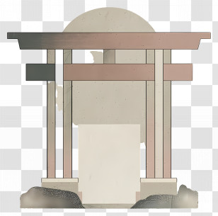 Gate - Traditional Torii Gate Transparent PNG