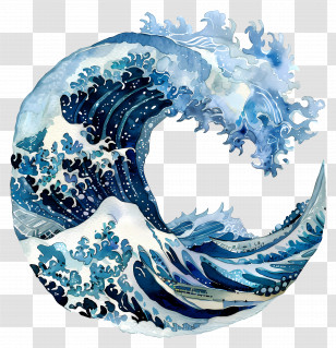 Sea Wave - Artistic Ocean Wave Transparent PNG