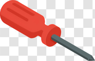 Icon - Red Handled Screwdriver Transparent PNG