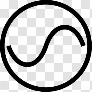 Alternating Current Voltage Source Electronic Symbol Electronics Electricity - Electric Transparent PNG