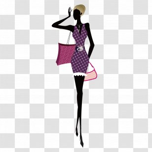 Woman Illustration - Designer - Shopping Transparent PNG