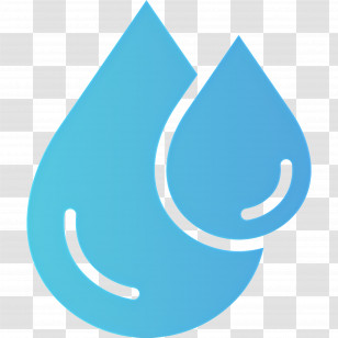 Water Drop - Blue Water Drop Symbol Transparent PNG