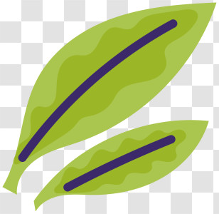 Green Leaf - Minimalist Green Leaves Illustration Transparent PNG