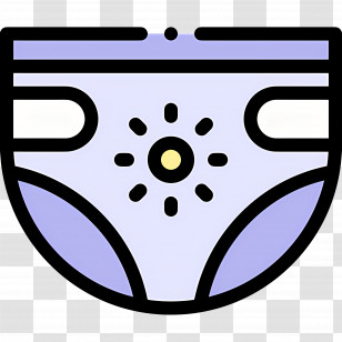 Diaper - Baby Diaper Illustration Transparent PNG