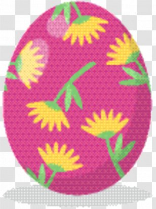 Easter Egg Background - Navy Daisy - Flower Transparent PNG