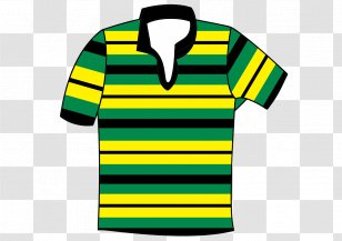 T-shirt Polo Shirt Collar Sleeve Outerwear - Green - Jersey Transparent PNG