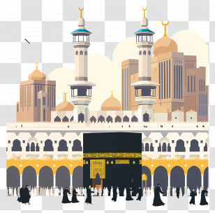 Hajj - Kaaba In Mecca Transparent PNG