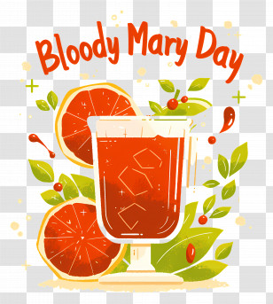 National Bloody Mary Day - Bloody Mary Day Celebration Transparent PNG