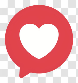 Conversation Hearts - Heart In Speech Bubble Icon Transparent PNG