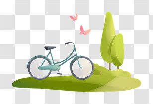 Bicycle - Bicycle In The Park Transparent PNG