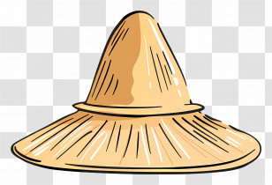 Straw Hat - Straw Hat For Summer Protection Transparent PNG