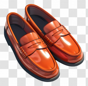 Loafers - Stylish Brown Formal Shoes Illustration Transparent PNG