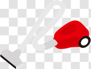 Icon - Red Vacuum Cleaner For Home Cleaning Transparent PNG