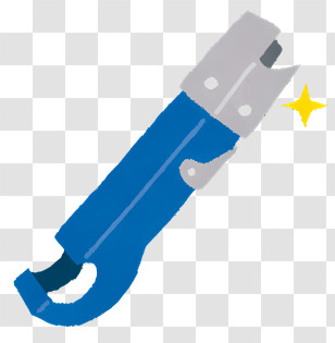 Cooking - Blue Can Opener For Easy Opening Transparent PNG