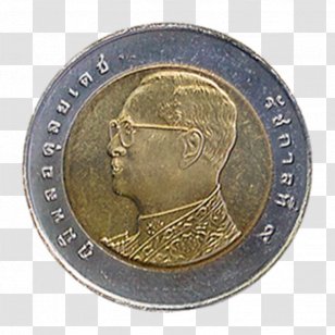 Ten-baht Coin Thai Baht Euro One-baht - Fivebaht Transparent PNG