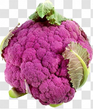 Cauliflower Broccoli Purple Vegetable Seed - Violet Transparent PNG