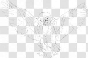 Feather Chicken Line Art Beak Sketch - Heart Transparent PNG