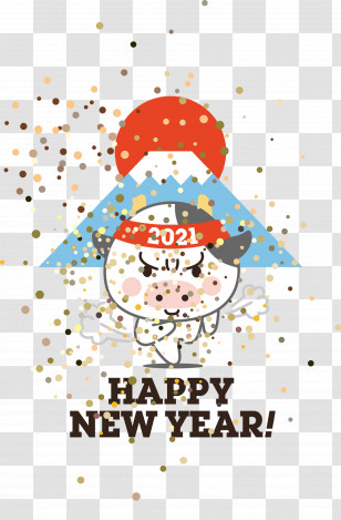 2021 Happy New Year 2021 New Year Transparent PNG
