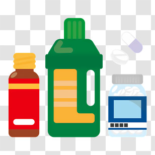 Icon - Various Household Products And Containers Transparent PNG