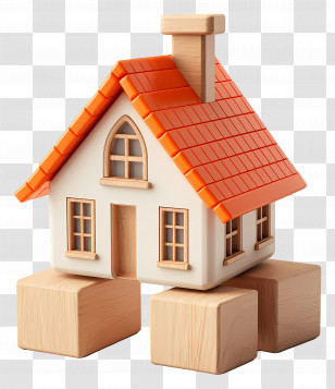 Toy House - Miniature House Model Toy Transparent PNG