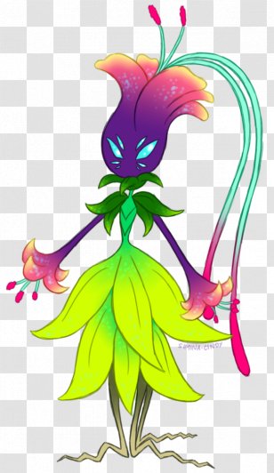 Alien Art Flower Drawing Painting - Flowering Plant - Planet Transparent PNG