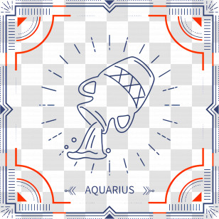 Aquarius - Aquarius Zodiac Symbol Transparent PNG