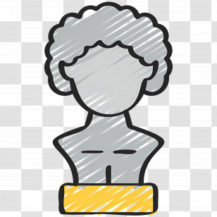 Sculpture - Classical Bust Drawing Transparent PNG
