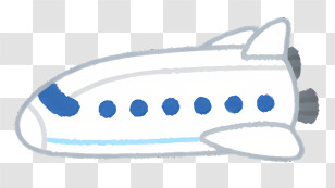 Icon - Cartoon Illustration Of An Airplane Transparent PNG