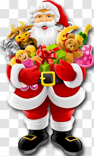 Santa Claus Snegurochka Christmas Card Clip Art - Bombka - Creative Transparent PNG