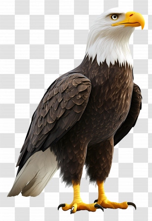 Bald Eagle - Majestic Eagle Illustration Transparent PNG
