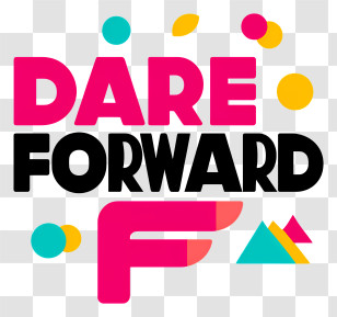 Dare Forward - Dare Forward Colorful Logo Transparent PNG