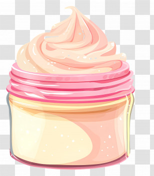 Cream - Cosmetic Cream Jar Illustration Transparent PNG