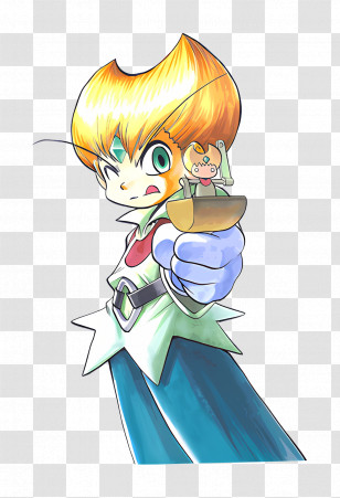 Emerald - Anime Hero Character Transparent PNG