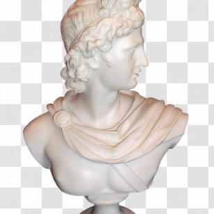 Arles Bust Marble Sculpture Stone Carving Classical - Greek Statue Transparent PNG