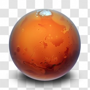 Mars Planet Symbol - Planets Transparent PNG
