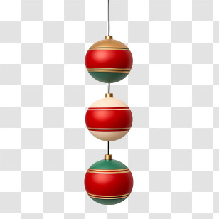 Christmas Ball - Red And Green Christmas Ornaments Transparent PNG