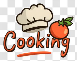 Cooking Logo - Cooking Logo With Chef Hat Transparent PNG