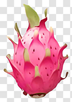 Pink Dragon Fruit - Pink Dragon Fruit Illustration Transparent PNG