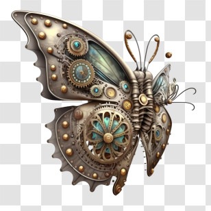 Butterfly
 - Steampunk Butterfly Art Transparent PNG