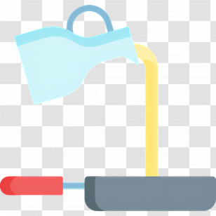 Cooking Oil - Oil Pouring Into Pan For Cooking Concept Transparent PNG