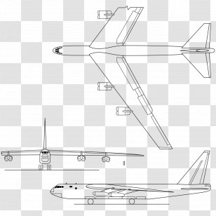 Boeing B-52 Stratofortress Aircraft Airplane C-17 Globemaster III B-50 Superfortress - Parallel Transparent PNG
