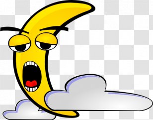 Moon Fatigue Sleep Clip Art - Beak - Yawning Cliparts Transparent PNG