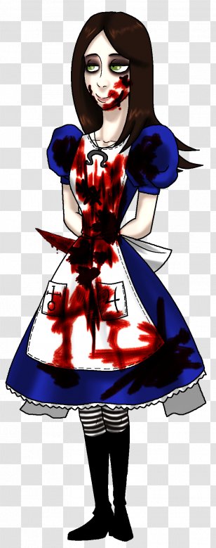 Alice: Madness Returns Queen Of Hearts Alice's Adventures In Wonderland Jeff The Killer Creepypasta - Human - Alice Transparent PNG